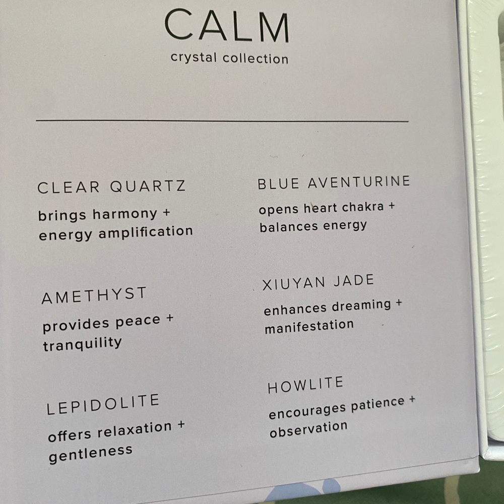 Calm Mini Stone Crystal Collection Pack - Picture 5 of 5